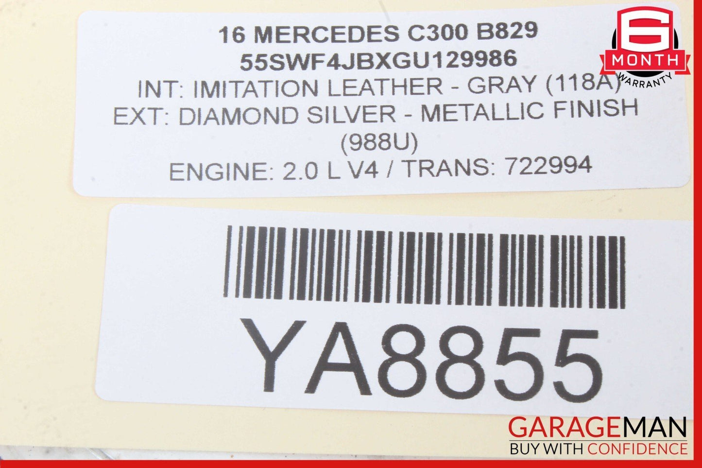 15-20 Mercedes W205 C300 C350e Front Right Side Door Window Regulator Motor Unit