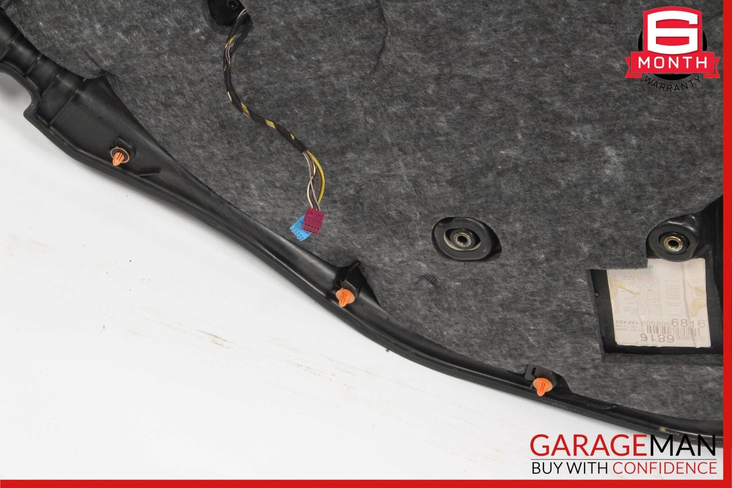 10-13 Mercedes W212 E350 E500 E400 Rear Right Interior Door Panel Cover Grey