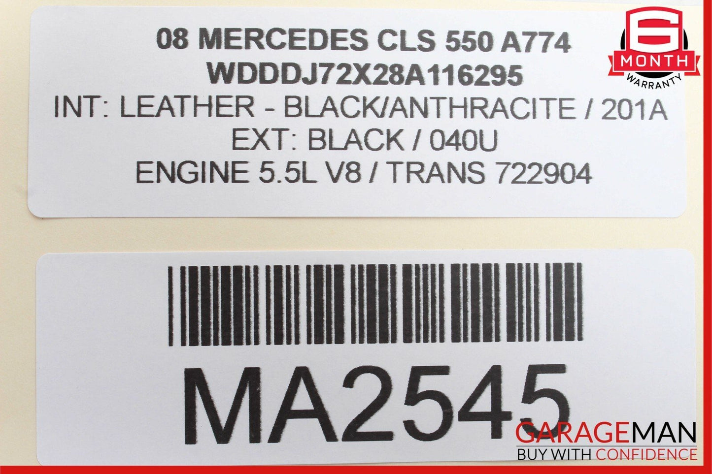 03-11 Mercedes E350 CLS550 Suspension Compressor Mounting Bracket Holder OEM