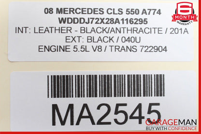 03-11 Mercedes E350 CLS550 Suspension Compressor Mounting Bracket Holder OEM
