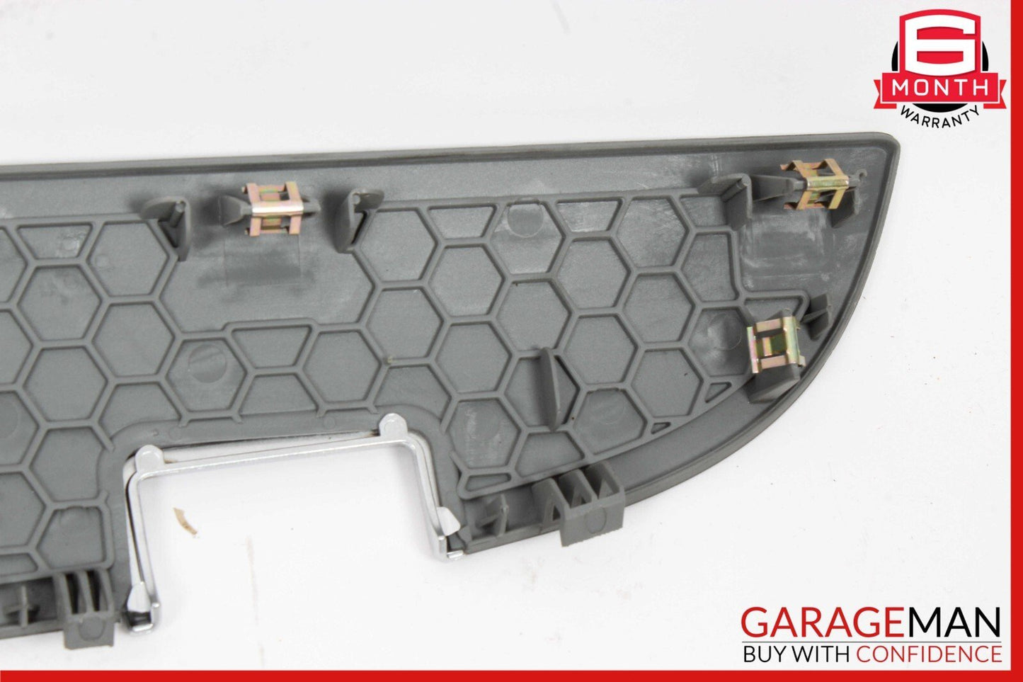 03-12 Mercedes R230 SL500 SL550 Rear Deck Speaker Cover Trim Panel Gray OEM