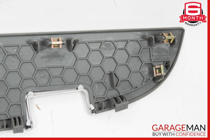 03-12 Mercedes R230 SL500 SL550 Rear Deck Speaker Cover Trim Panel Gray OEM
