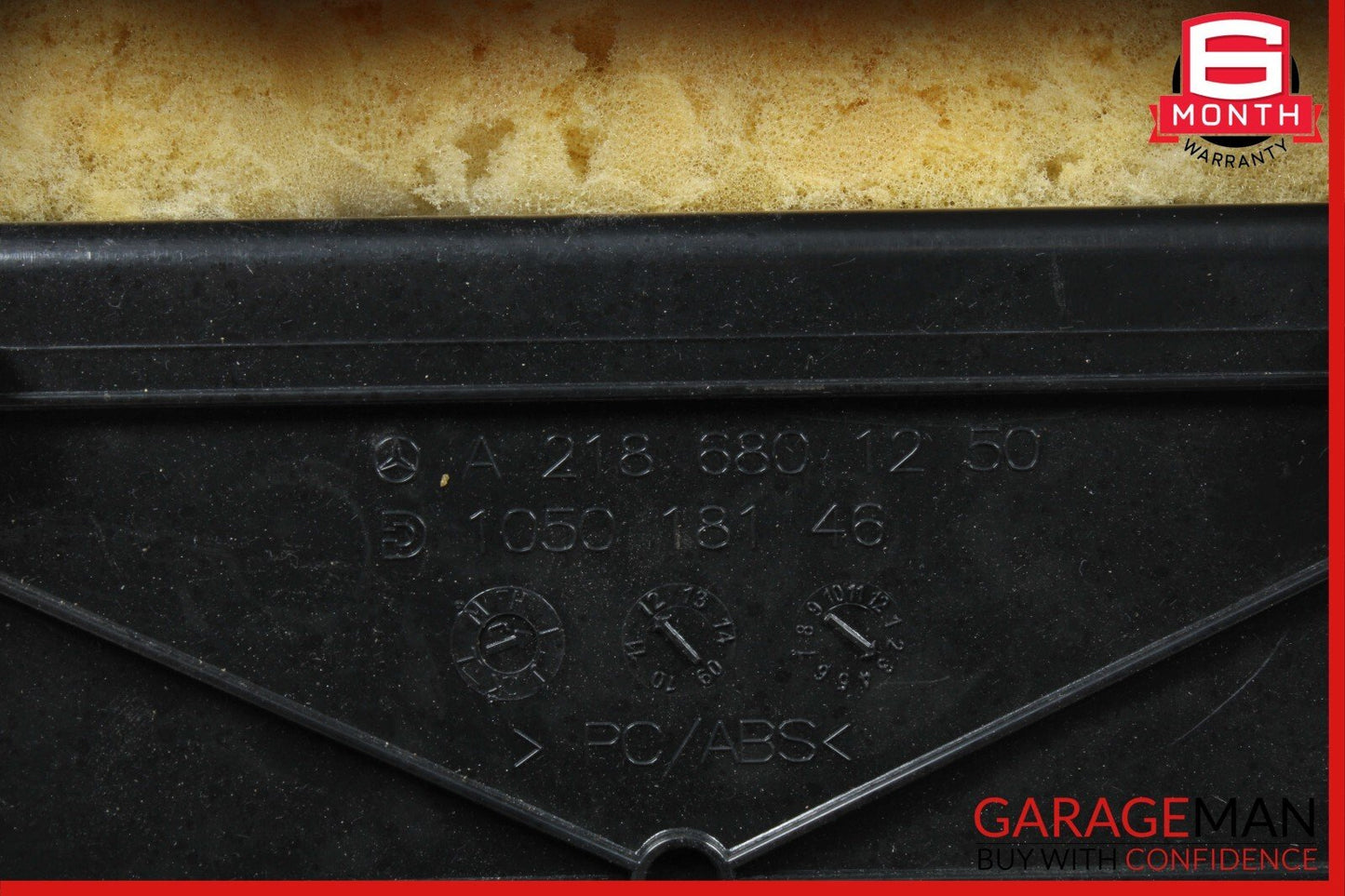 12-14 Mercedes W218 CLS500 CLS550 Rear Center Console Armrest Storage Beige OEM