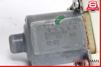 08-15 Mercedes W204 C350 C250 Rear Right Passenger Side Window Regulator Motor