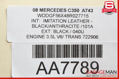 08-14 Mercedes W204 C300 C350 C250 Front Left Door Lock Latch Actuator OEM