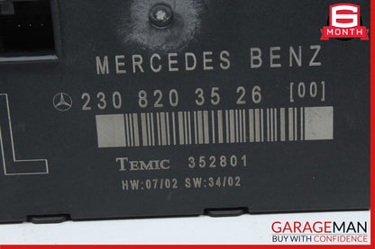 03-12 Mercedes R230 SL500 SL55 SL63 AMG Front Left Door Control Module Unit OEM
