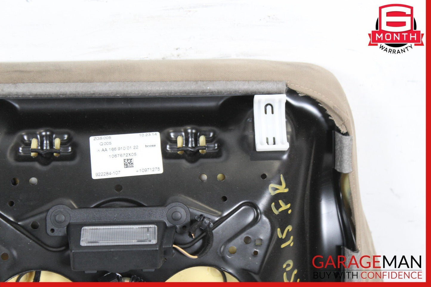 13-19 Mercedes X166 GL450 GL550 Front Right Lower Bottom Seat Cushion OEM