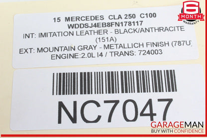 14-18 Mercedes W117 CLA250 Right Passenger Side Exterior Door Handle Assy OEM