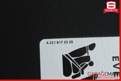 08-14 Mercedes W204 C250 Front Right Side Sun Visor Sunvisor Shade Black OEM