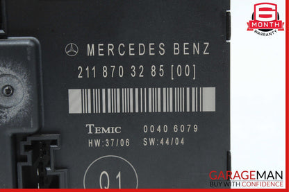 06-11 Mercedes W211 E350 Rear Right Door Control Module 2118703285 OEM