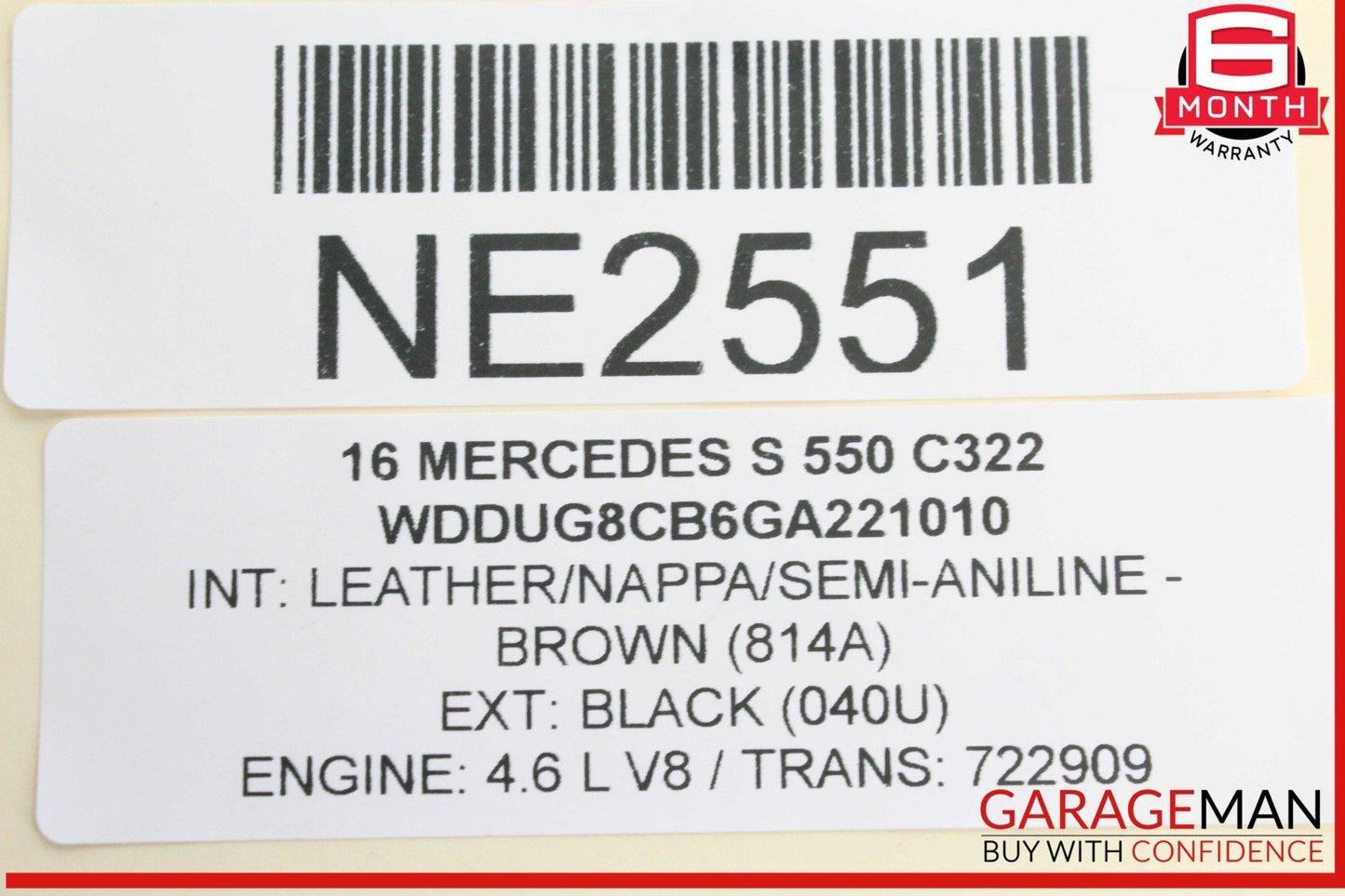 14-17 Mercedes W222 S550 S600 ABS Anti Lock Brake Pump Module 2224315912 OEM