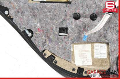 07-09 Mercedes W211 E350 Rear Right Side Interior Door Panel Black OEM