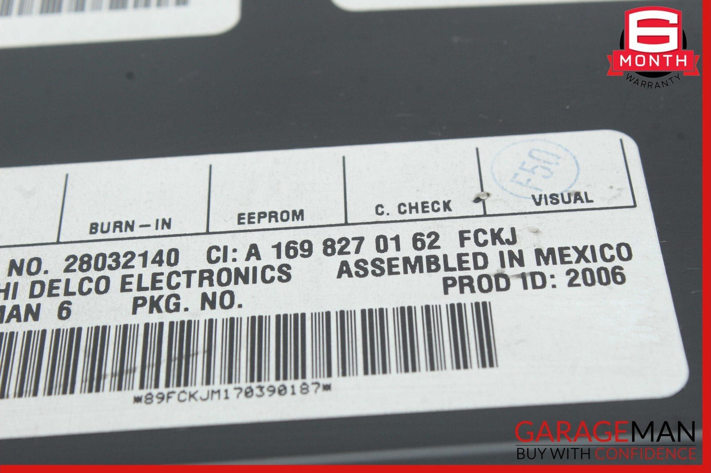 03-09 Mercedes X164 GL450 CLK350 Sirius Satellite Radio Receiver 1698270162 OEM