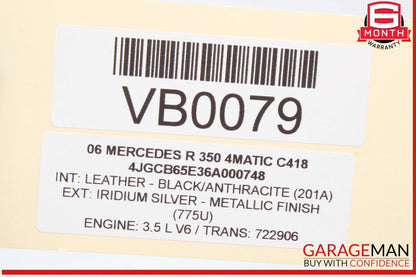 06-14 Mercedes-Benz R350 Voice Communication Control Module 2218700826 Genuine