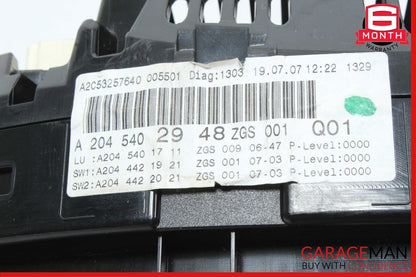 08-11 Mercedes W204 C300 C350 Speedometer Odometer Instrument Cluster Gauge OEM