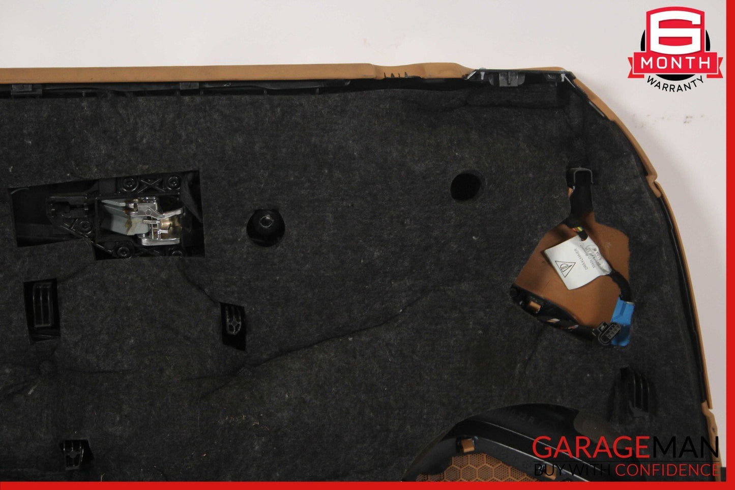 10-16 Porsche Panamera 970 Front Right Interior Door Panel Trim Cover Assy Beige