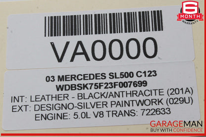 03-12 Mercedes R230 SL500 Front Left Door Control Module 2308200126 OEM