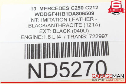 08-18 Mercedes W204 C250 C300 Rear Right Side Door Control Module Unit OEM