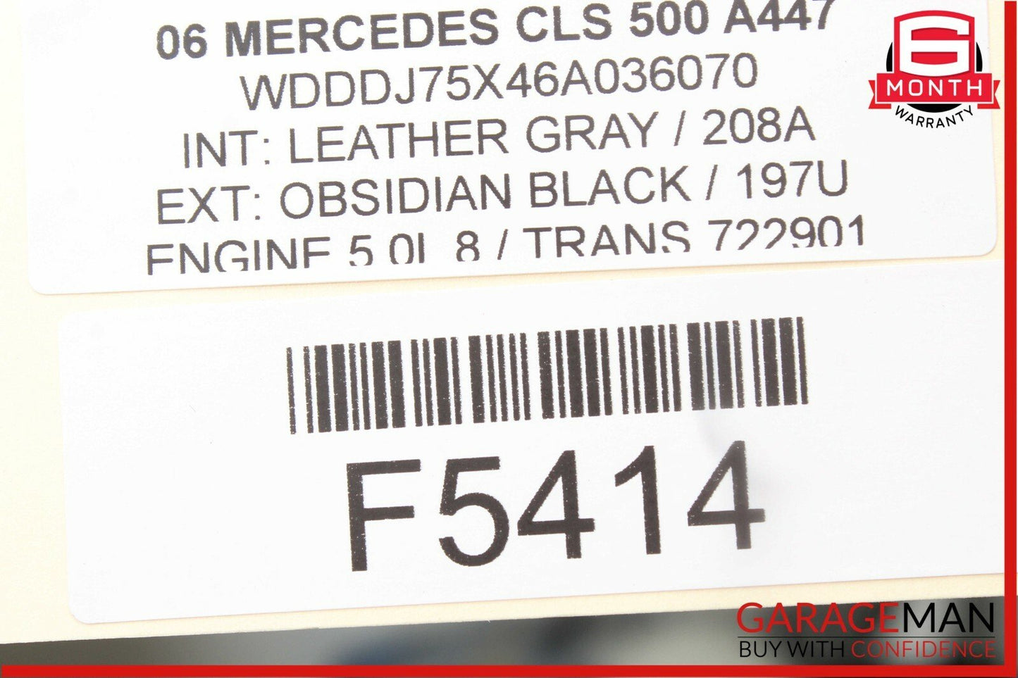 06-11 Mercedes W219 CLS500 Rear Left Driver Side Door Lock Latch Actuator