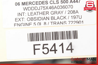 06-11 Mercedes W219 CLS500 Rear Left Driver Side Door Lock Latch Actuator