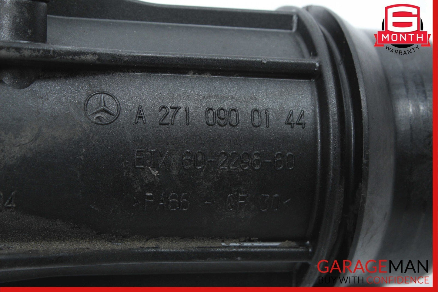 12-14 Mercedes W204 C250 1.8L Air Intake Hose w/ Pressure Sensor Assembly