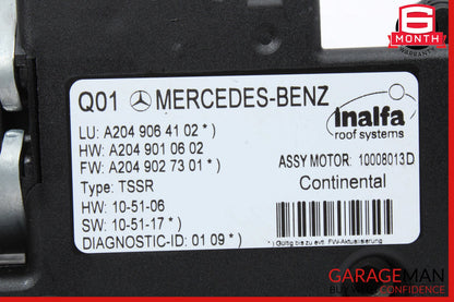 08-15 Mercedes X204 GLK350 Panoramic Sunroof Sun Roof Motor 2048200708 OEM