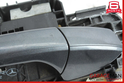 10-13 Mercedes W212 E350 Rear / Front Right Side Exterior Door Handle Gray OEM