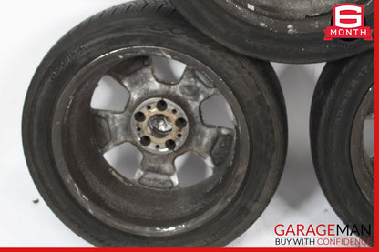 Mercedes R129 SL500 300SL 8.25 x 17 17" Wheel Rims Set Silver 1294011202 OEM