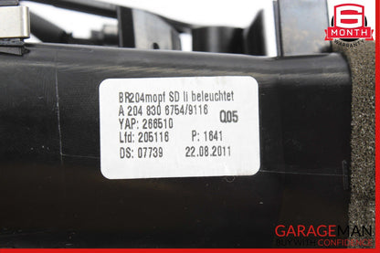 12-14 Mercedes W204 C250 C63 Front Left Side Dash AC A/C Air Vent Trim Grille