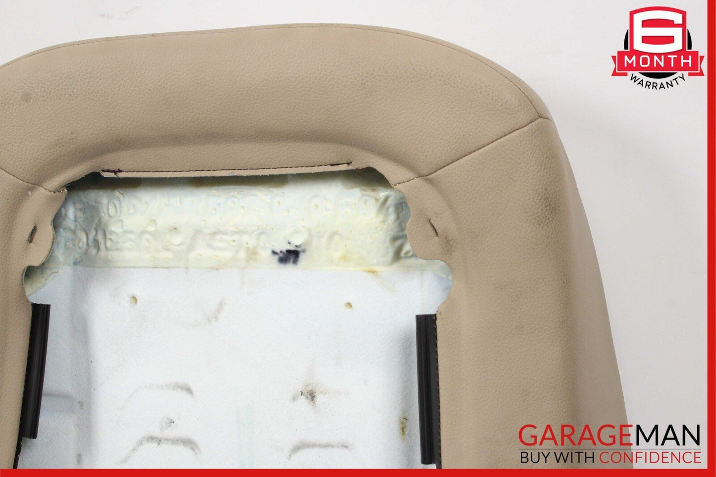 08-14 Mercedes W204 C250 C300 Front Left Side Top Upper Seat Cushion Beige OEM
