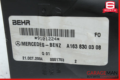 98-05 Mercedes W163 ML350 ML430 ML320 Rear AC A/C Heater Fan Motor Blower OEM