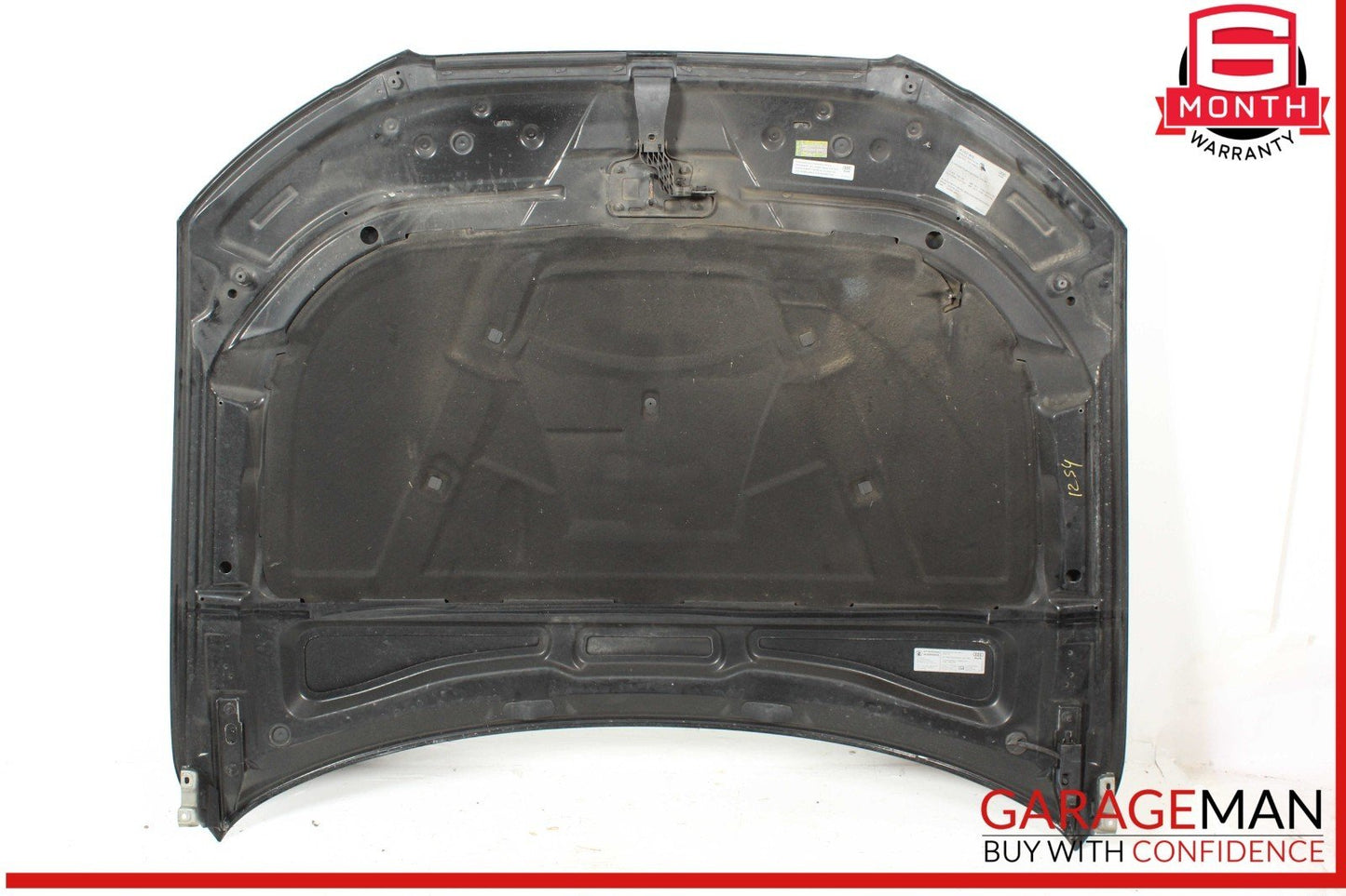 09-16 Audi S4 A4 Front Hood Shell Bonnet Panel Black OEM