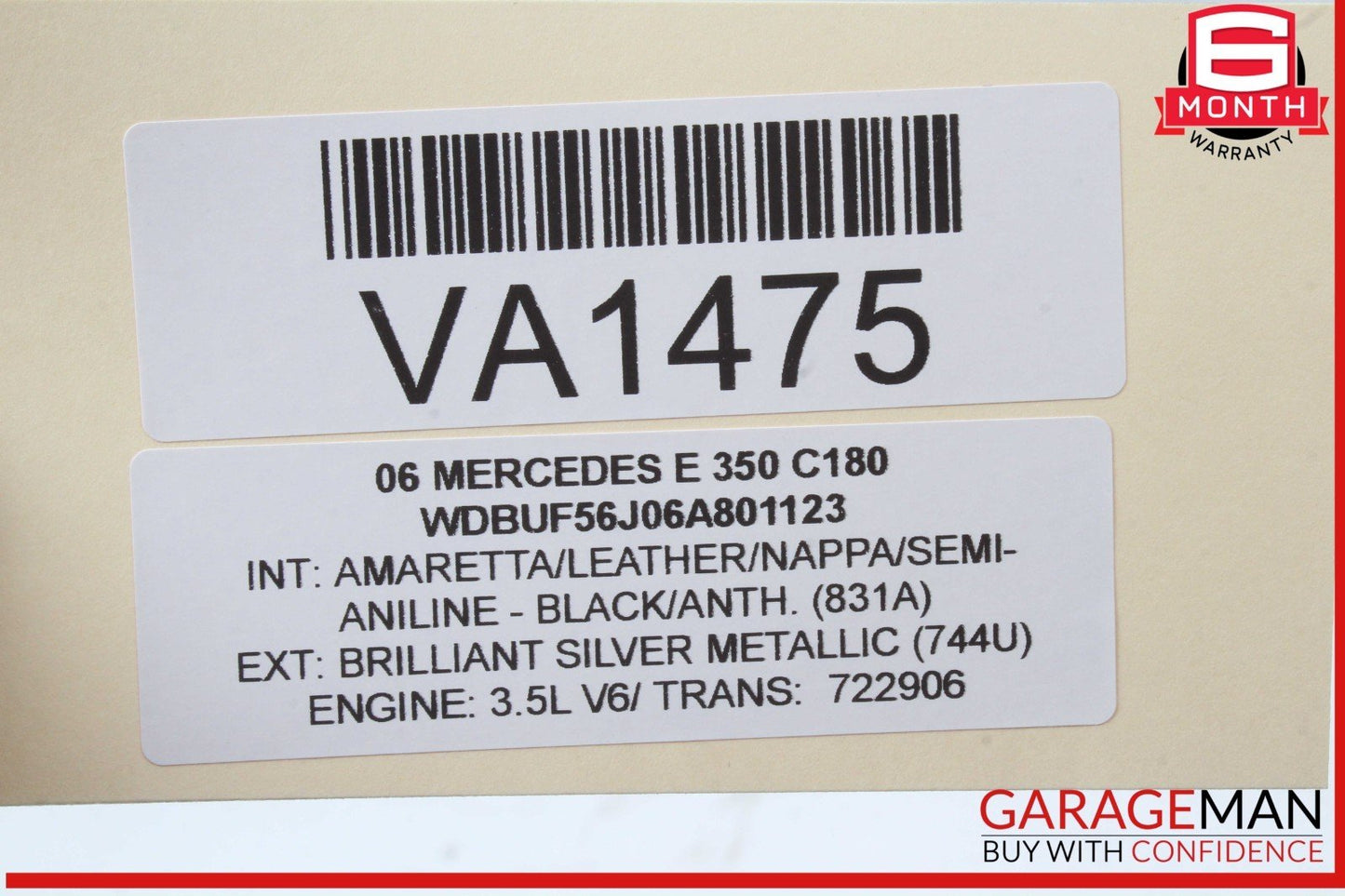 08-17 Mercedes W212 E350 C350 C300 Rear Left / Right Side Axle CV Half Shaft OEM