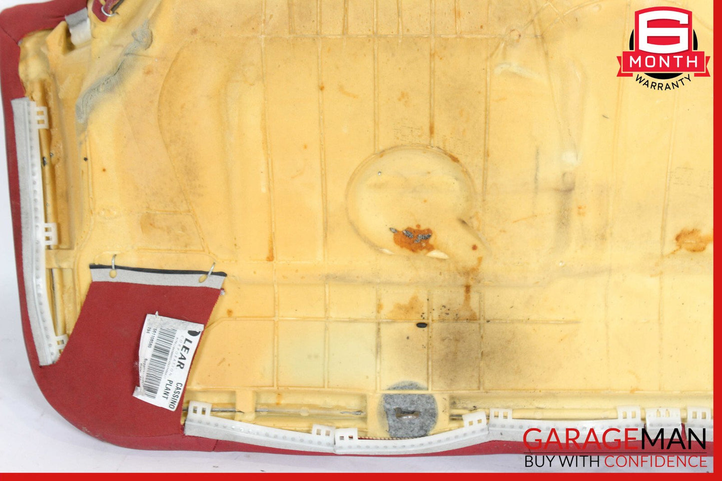 17-21 Alfa Romeo Giulia Rear Lower Bottom Bench Seat Cushion Cover OEM