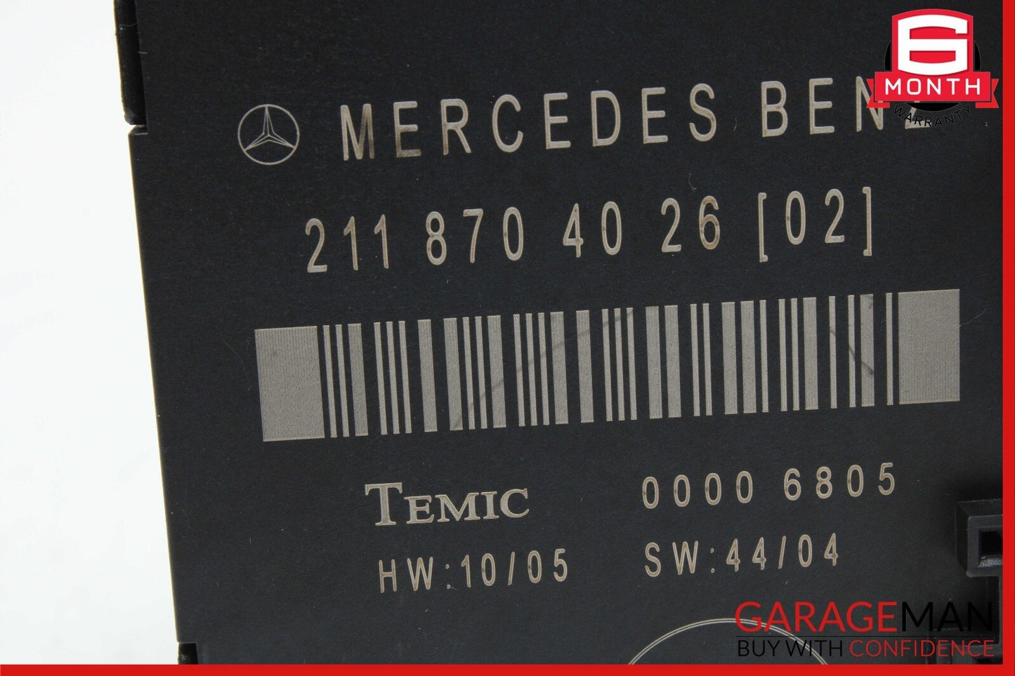 03-09 Mercedes W211 E350 E500 E550 Door Controller Module Rear Left Side