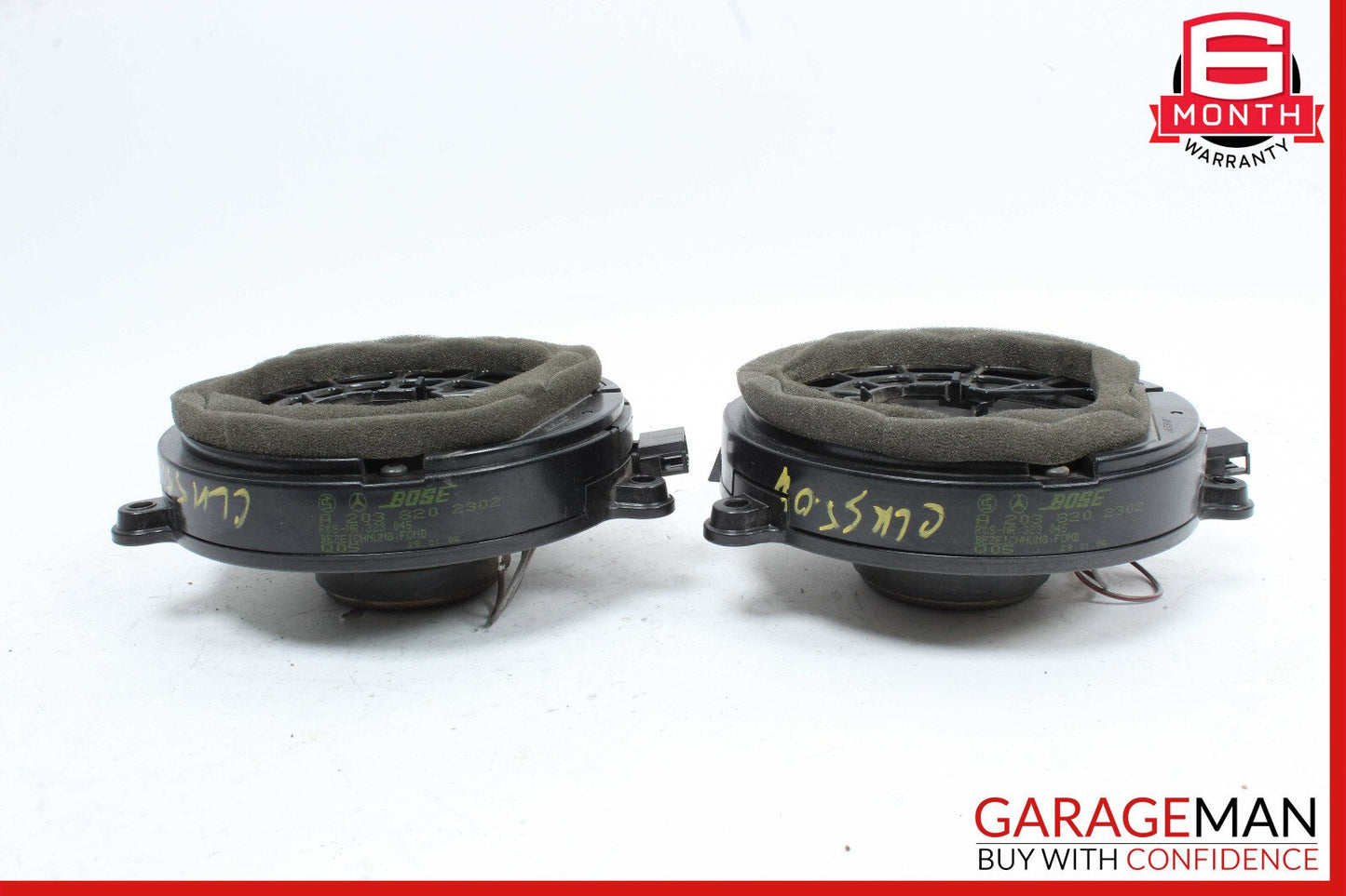 03-09 Mercedes W209 CLK55 CLK500 Front Right & Left Door Speaker Set