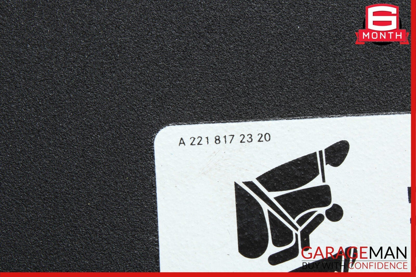 08-14 Mercedes W204 C250 C350 Front Left Side Sun Visor Sunvisor Shade Cover OEM