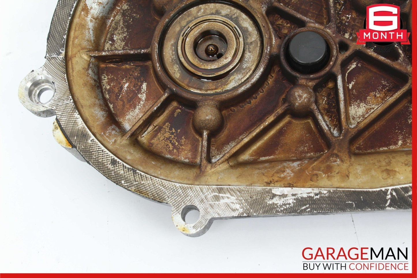 05-13 Mercedes W221 S550 Front Left Side Engine Timing Chain Cover Plate OEM