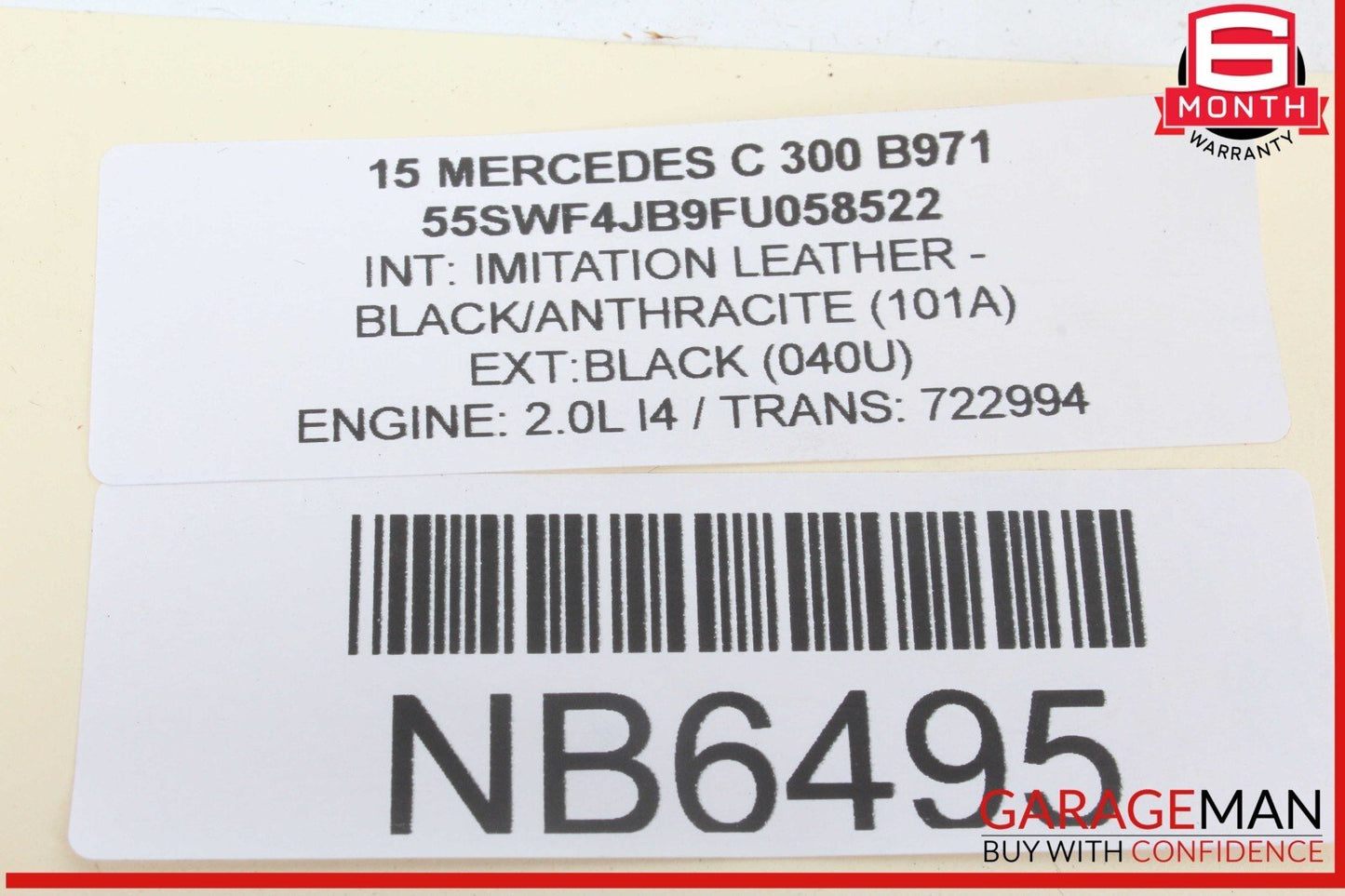 15-19 Mercedes W205 C300 C400 Electric Gas Tank Fuel Pump 0994770001 OEM
