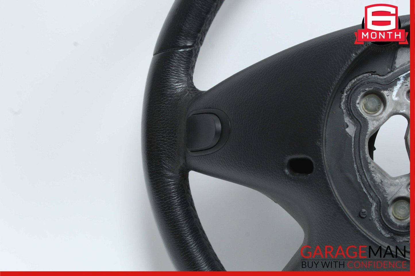 06-09 Mercedes W164 ML350 4MATIC Steering Wheel Black w/ Wood Top OEM