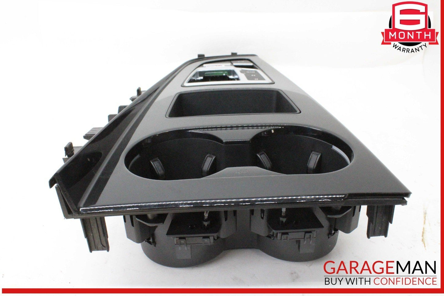 17-24 Audi S5 A4 Front Center Console Cup Holder w/ Shift Indicator Bezel OEM