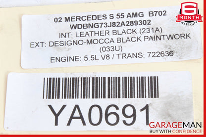 00-06 Mercedes W220 S55 AMG CL500 Rear Upper Control Arm 2203521105 OEM