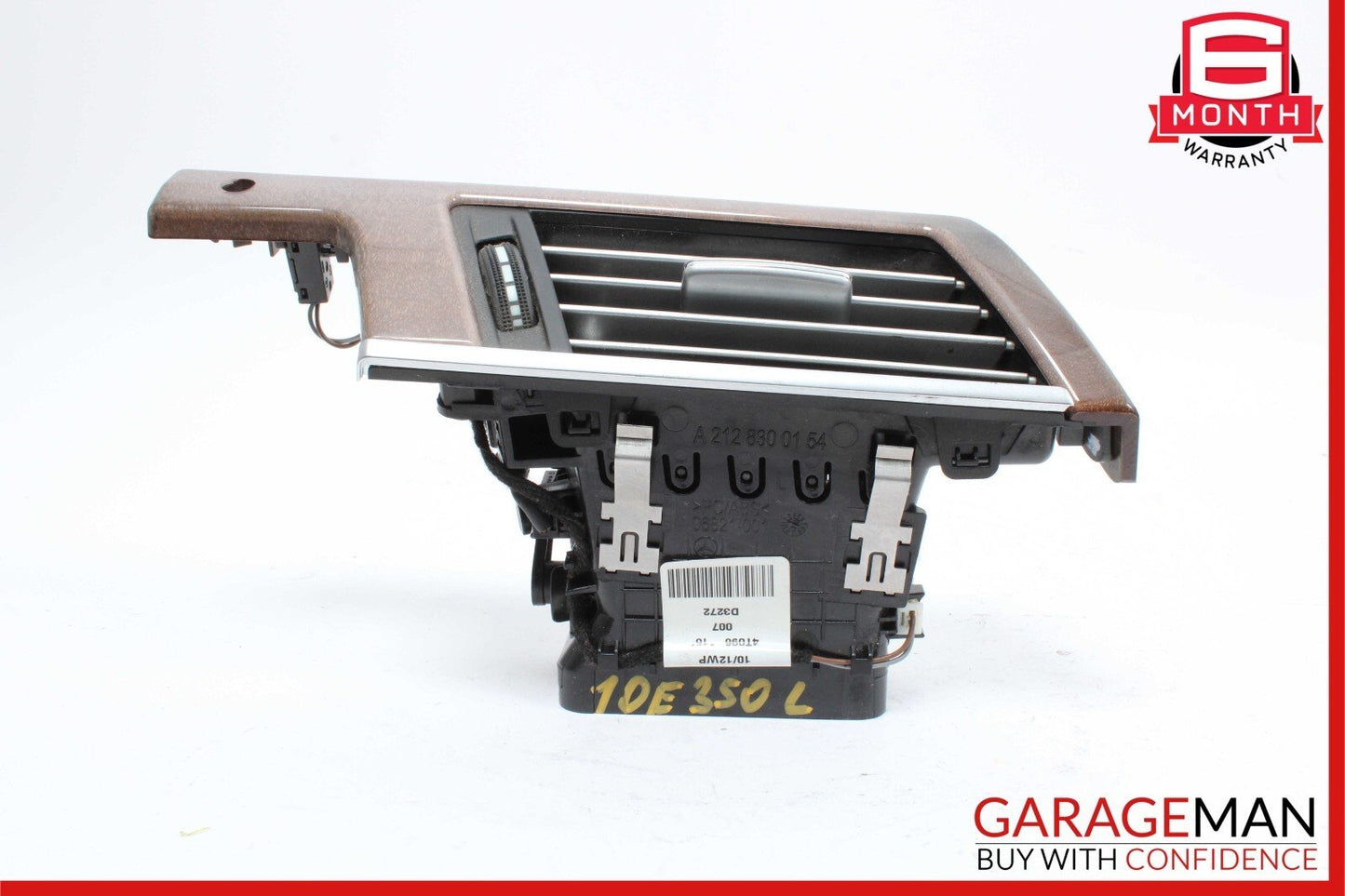 10-13 Mercedes W212 E350 E550 Dashboard Dash AC A/C Air Vent Left Trim OEM