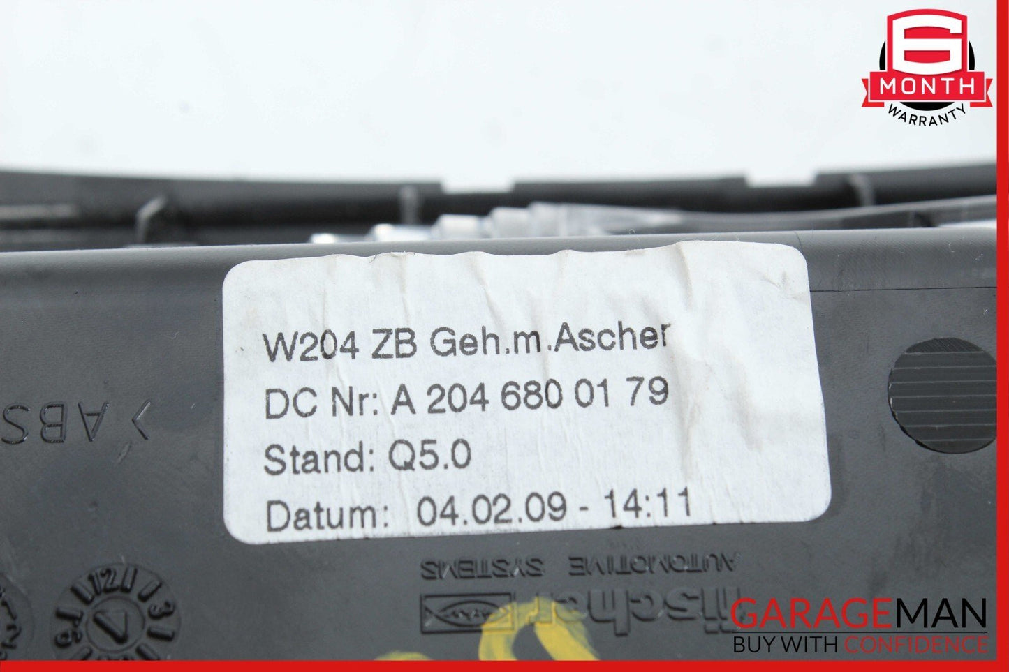 08-14 Mercedes W204 C63 AMG Center Console Ashtray Ash Tray Lighter Compartment