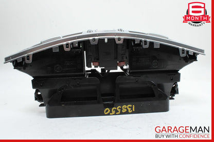 07-13 Mercedes W221 S550 S600 Center Dash AC A/C Air Vent Clock Trim Assembly