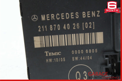 03-09 Mercedes W211 E350 E550 E63 AMG Rear Left Driver Door Control Module OEM