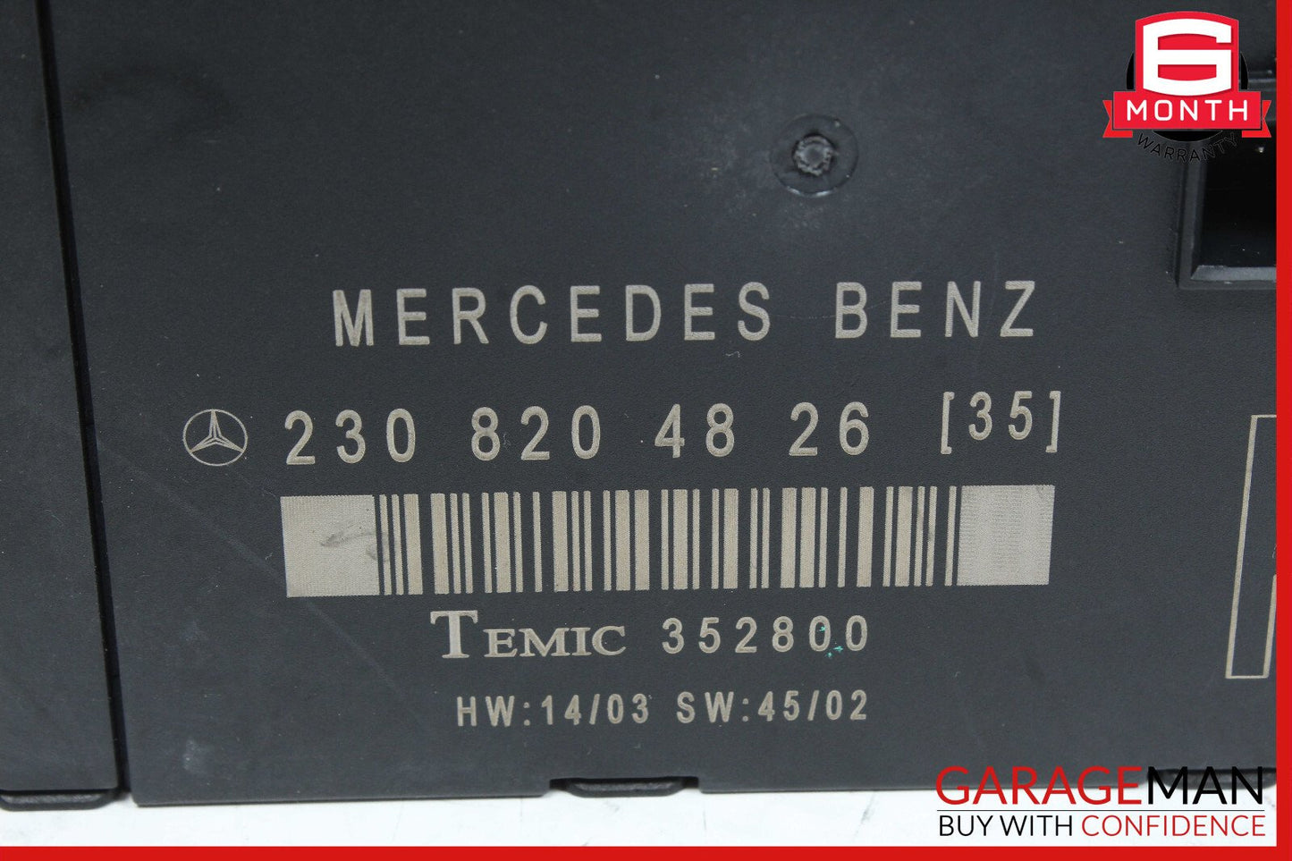 03-12 Mercedes R230 SL500 SL550 SL55 AMG Door Control Module Right Side OEM