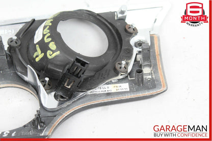 10-15 Porsche Panamera 970 Dashboard Dash Ignition Trim Cover Panel Bezel Wood