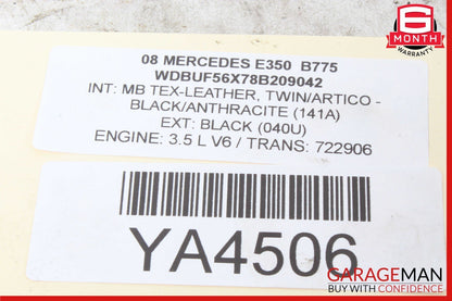 06-13 Mercedes W211 E350 Right Side Engine Motor Cylinder Head Valve Cover OEM