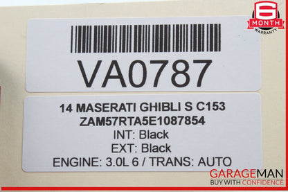 14-17 Maserati Ghibli S Rear Right Passenger Side Door Lock Latch Actuator OEM